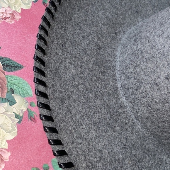 wool floppy hat phase 3 adjustable like new gray black detail - Picture 3 of 7